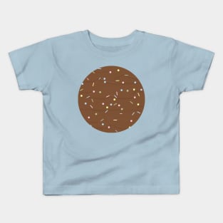 "Hey, Cupcake" - Chocolate Icing and Rainbow Sprinkles Kids T-Shirt